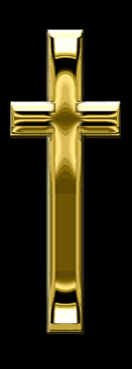 DMC SD 510 SH GD BK Single Cross Shimmer Gold on Black PROOF